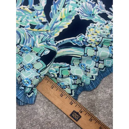 Lilly Pulitzer  size Xs Lula Romper High Tide Navy Scuba Doo Engineered Romper