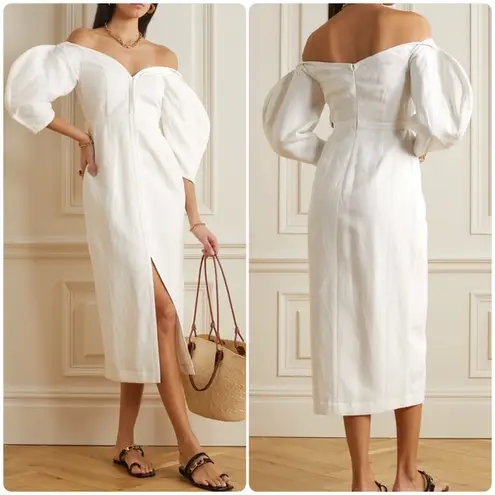 Mara Hoffman Leonara Off-the-shoulder Midi Dress