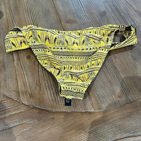 ViX by Paula Hermanny Bia Inka Tube Snake Print Bikini Bottom Size Large