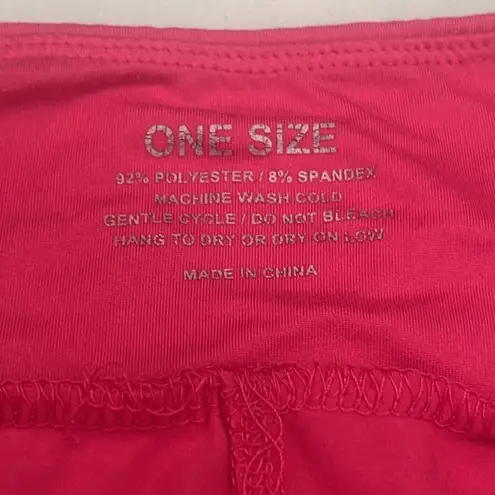 None One Size Hot pink Leggings Fits like a  Medium