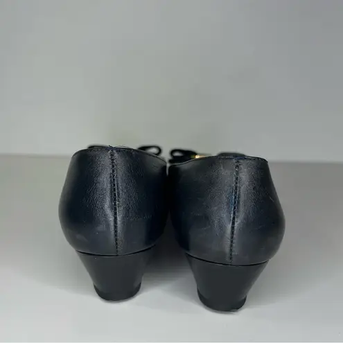 Salvatore Ferragamo Vintage Vara Leather Pump Heels