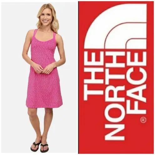 The North Face Womens  Dahlia Dri-Fit Athletic Dress in Glo Pink - Sz M