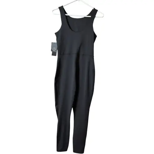 Move Theology Women's black Athletic Sporty Black and White Jumpsuit Sz M NWT Size M