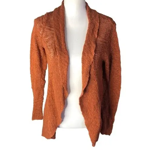 Roxy Ribbed Loose Knit Long Sleeve Open Front Cardigan Sweate