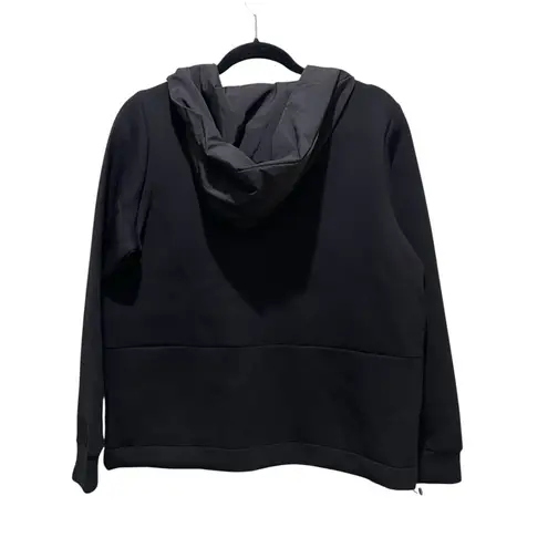 Tribal Scuba Knit Hooded Jacket Zip Up Black Women’s Size Small