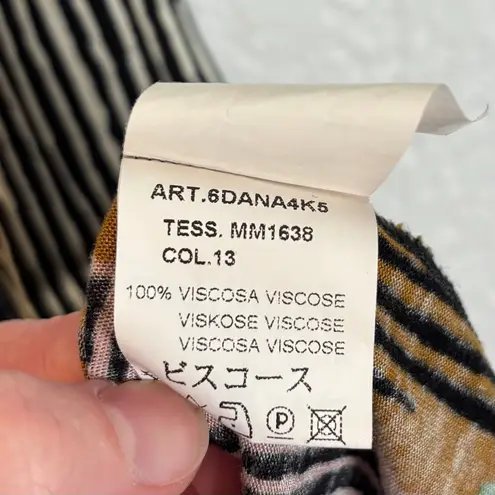 Missoni One Shoulder Abstract Print Ruffle Mini Dress Size 6