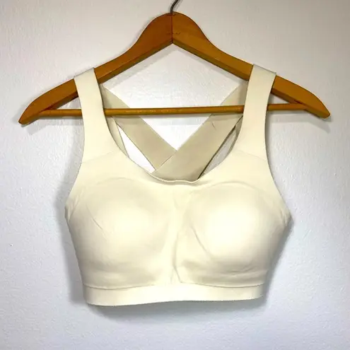 Lululemon  Enlite Bra 32C Cream White Crisscross Back