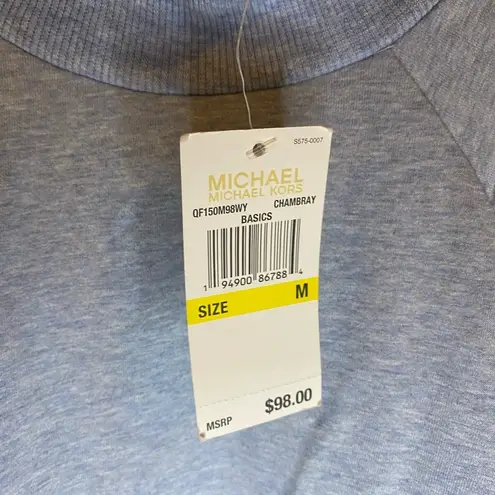 MICHAEL Michael Kors chambray Athletic pullover Size M
