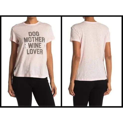 P.J. Salvage ππ Dog & Wine Pajama T-Shirt ~ Dog Mother Wine Lover Blush S NWT