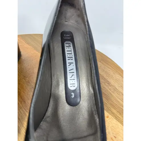Peter Kaiser Pumps Womens Colorblock Black Patent Leather Block Heel Size 5.5 3