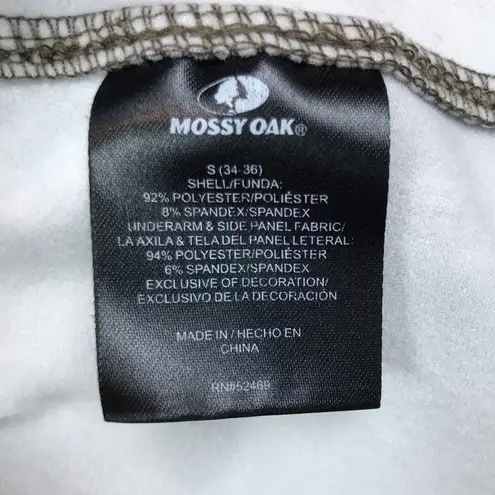 Mossy Oak Women’s Outdoor Print Hot Pink Detail Quarter Zip-Up Sweatshirt