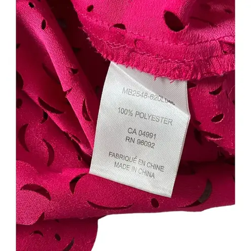 Katherine Barclay Pink Sleeveless Round Neck Blouse Women's Size Medium | 36-7