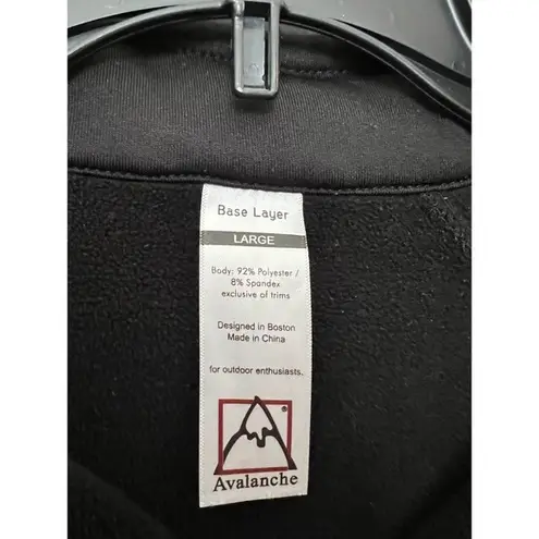 Avalanche ‎ Base Layer Quarter zip black womens L