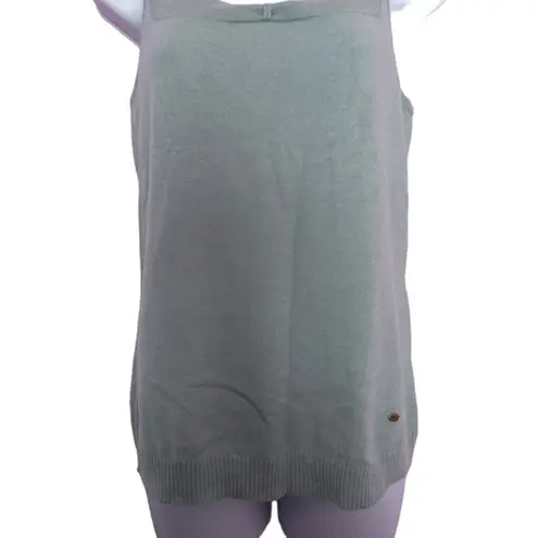 NWT Escada 100% Cashmere Knit Luxury pinch shell Tank Top Sweater size 38 M Size M