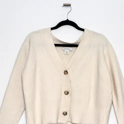 Club Monaco Button Cardigan in Off White Size XL