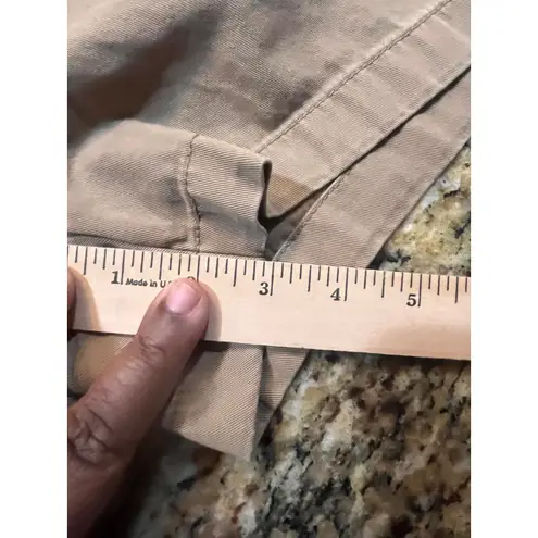 J.Crew  Broken In Chino‎ Womens Size 10 Shorts Flat Front Beige Khaki Mini Short thumbnail 3