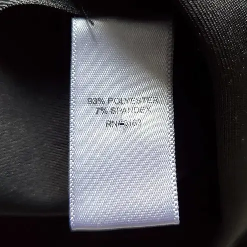 Spense Black Midi Laser Cutout Pencil Skirt S