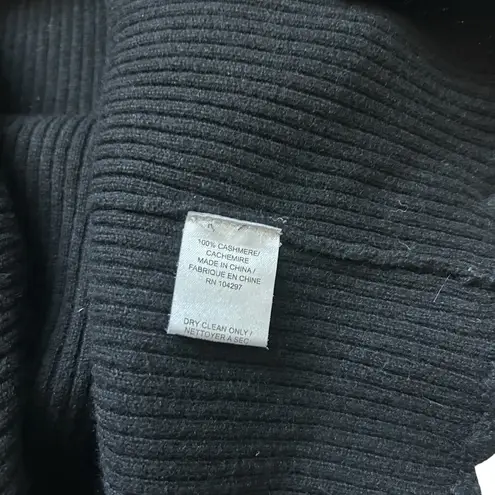 Milly New York 100% Cashmere Chunky Gold Chain Knit Halter Top Black/Gold XS (P) Black