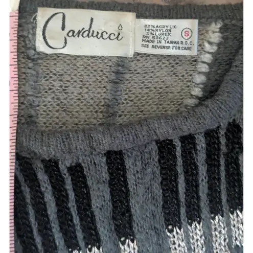 Vintage Carducci Geometric Textured Sweater, Size S