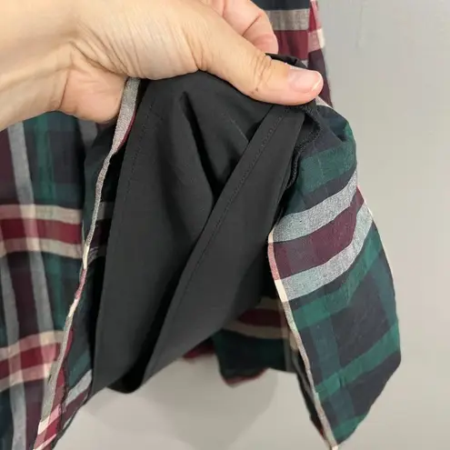 Daniel Cremieux Cremieux 12 Plaid A-Line Midi Lined Skirt Side Zip Preppy Classic