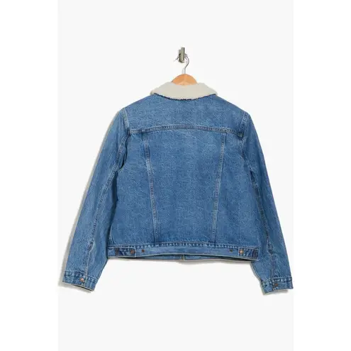 Levi's  Womens Stellar Sherpa Trucker Denim Jean Jacket Size XS NEW $108 Classic