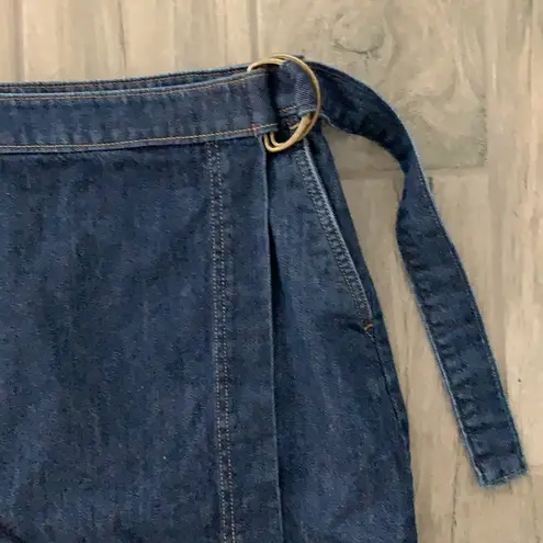 Banana Republic  denim wrap skirt