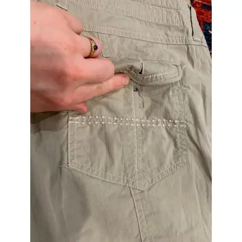 Kuhl KÜHL Womens Hiking Outdoor Cargo Shorts Beige Size 10 Durable Utility