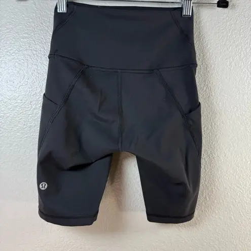 Lululemon  Black High-Waisted Shorts SZ:4