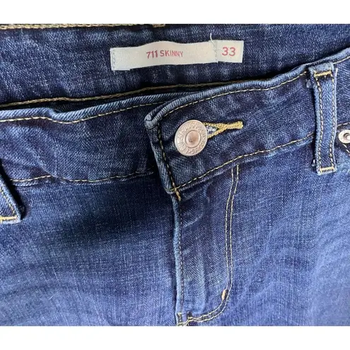 Levi Strauss & CO. Levi Skinny Destroyed Denim Jeans