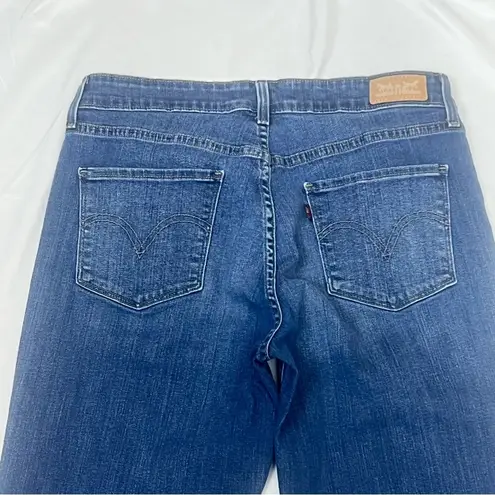 Levi's Levi’s Cuffed Capri Mid Rise Blue Stretch Denim Pants Jeans Sz 10