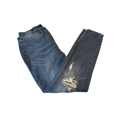Judy Blue Destroyed Pull-On Jeggings - Size 13/31