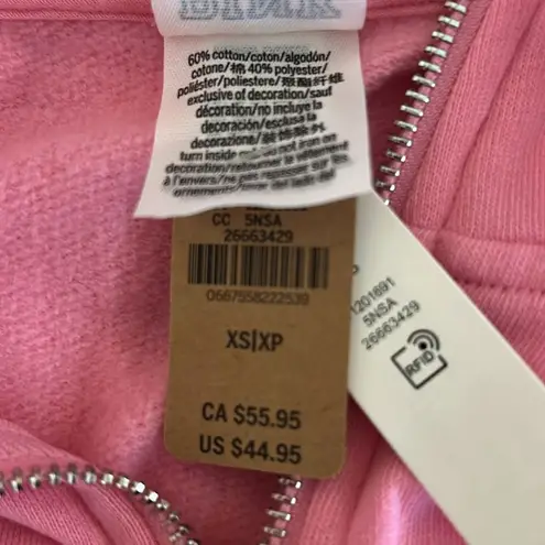 PINK - Victoria's Secret Victoria’s Secret PINK full zip sweatshirt Color Pink, Size XS, NWT