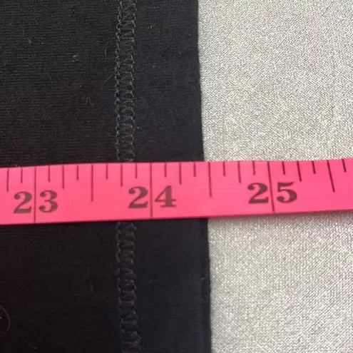 Patrizia Luca Black Pullover Top Long Puff Sleeves Sheer Stretch Small Italian Black