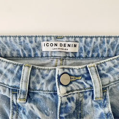 Icon Denim Bea Wide Leg Ripped Jeans Size 23 Retail $173