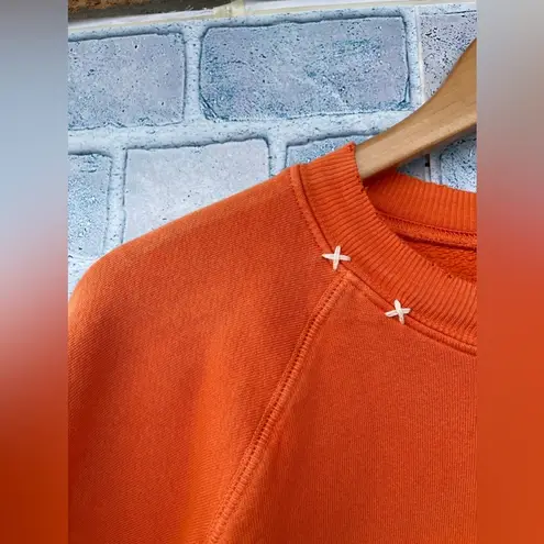 i stole my boyfriend's sweatshirt Smiley Face xx size small Orange