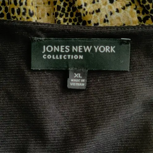 Jones New York  SNAKESKIN PRINT DRESS. Sz: XL