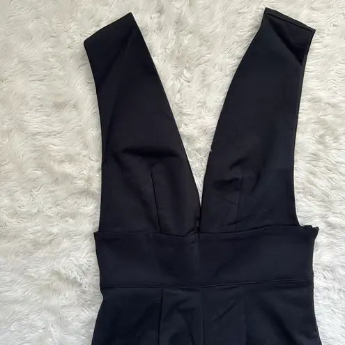 by the way. Revolve Jumpsuit Gloria Deep V Sleeveless Black XS