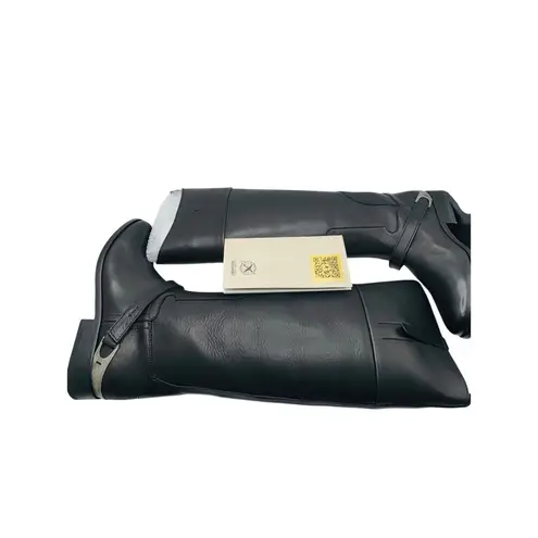 Golden Goose  black western Charlie leather knee high boots 36