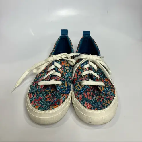 Sperry  Crest vibe Liberty print sneakers women’s size 7 multicolor casual preppy
