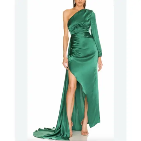 Michael Costello NWT Revolve Heather
Maxi Gown Dress Green Sz Small $328
