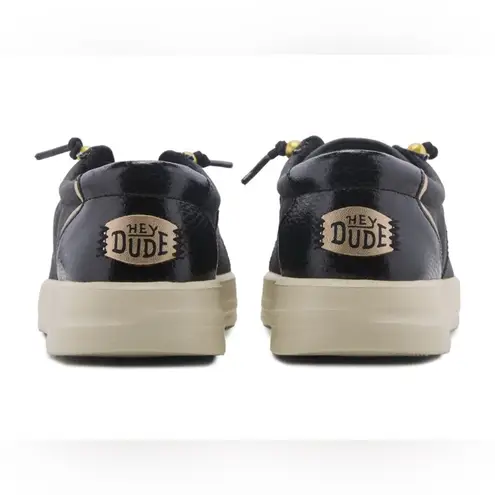 Hey Dude Women's Karina Slip On Shoe SIZE 5 NEW black snake in color