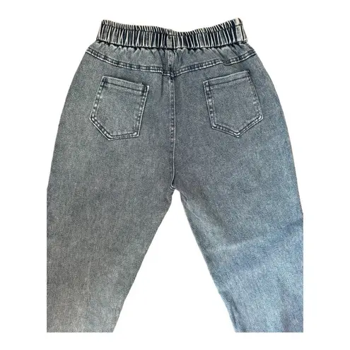 DTLS Blue jogger Jeans with elastic waistband and pockets size XS