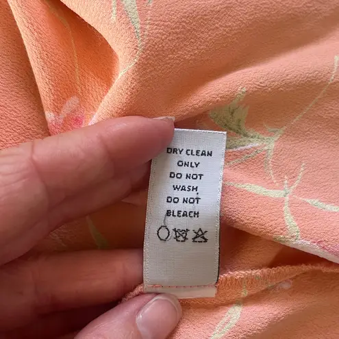 Christy Dawn Coral Floral "The Lincoln" Dress. Size Small (?)