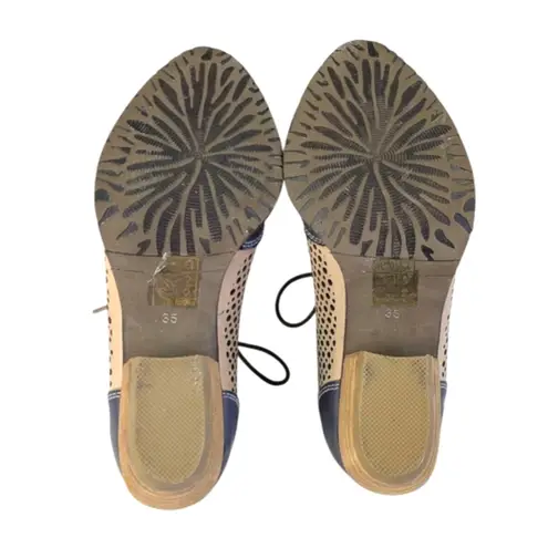 Spring Step L'Artiste Gabriel Heeled Oxfords EUC $139 Size 35 US 5 S3598