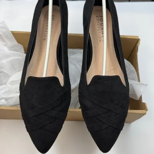 Journee Collection Women's Mindee Pointed Toe Flats- Size 10