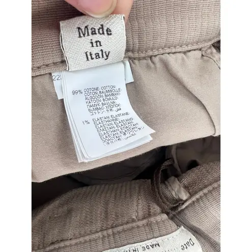 Brunello Cucinelli Monili Wide Leg Cotton Blend Pants