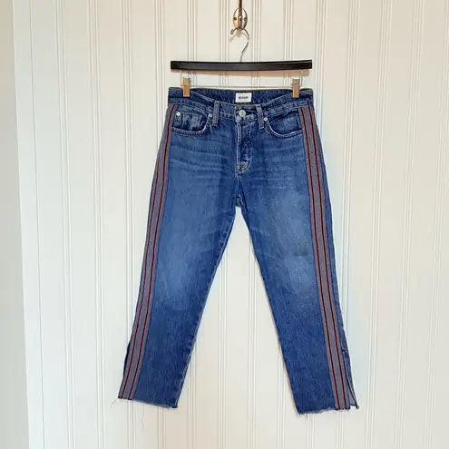 Hudson Jeans Hudson Relaxed Straight Straight Jeans Luxe Riley Crop Denim Women 25 Button Fly