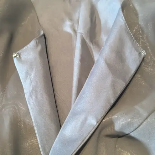 Women’s Gray Chiffon & Lace Formal Dress Matching Jacket Size XXL 20/22 NWT