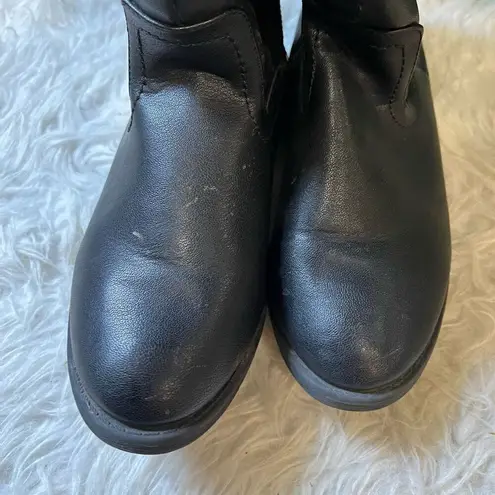 Fall & Winter black riding boots size 9W