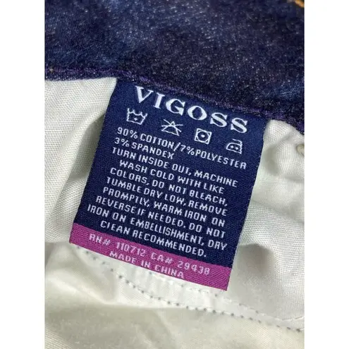 Vigoss New  Jagger Boot Cut Jeans Womens Size 16X32 Luxe Stretch Classic Fit Blue